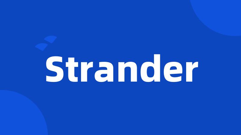 Strander