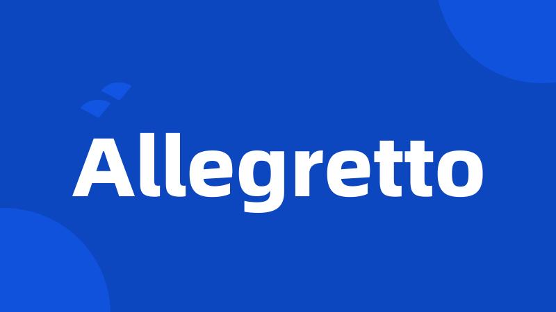 Allegretto