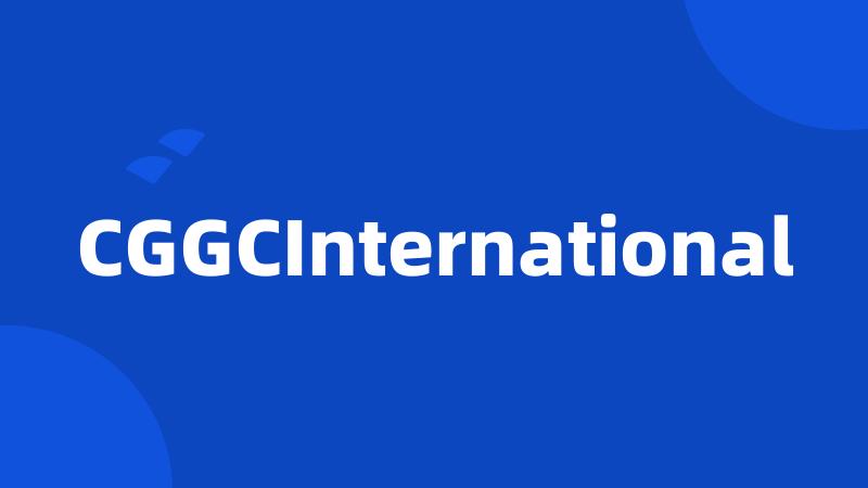 CGGCInternational