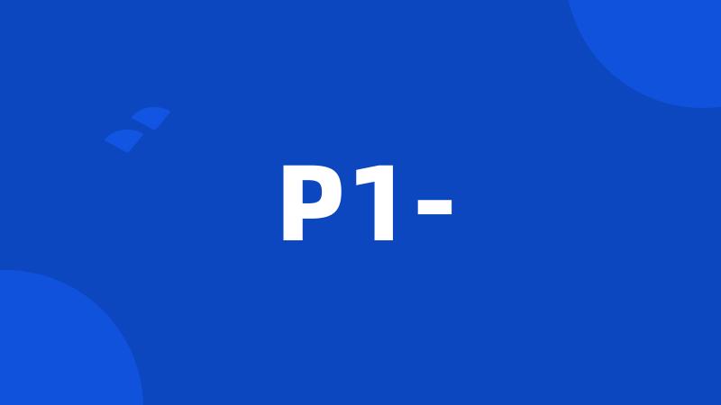 P1-