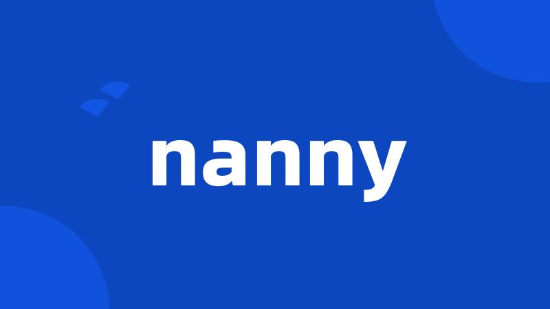 nanny