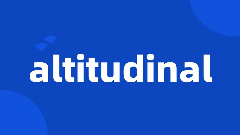 altitudinal