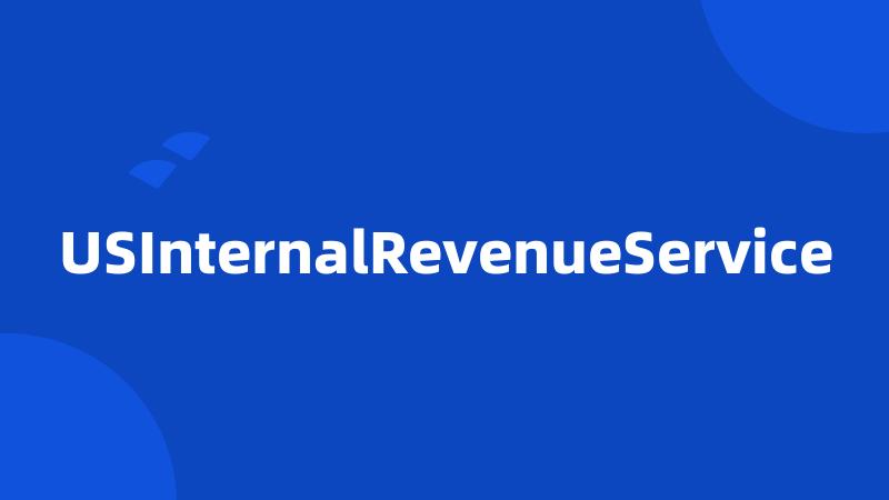 USInternalRevenueService