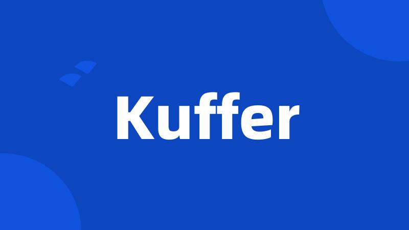 Kuffer