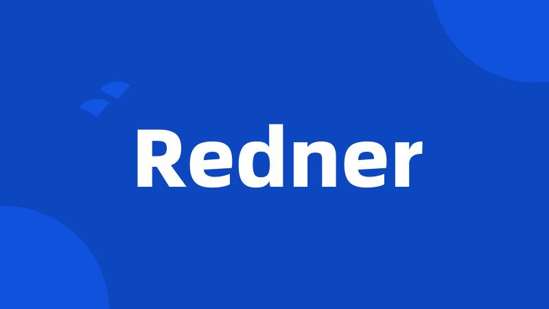 Redner