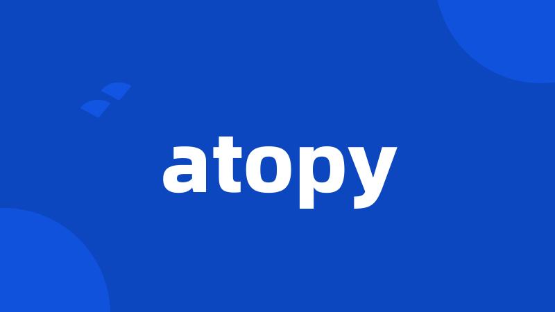 atopy