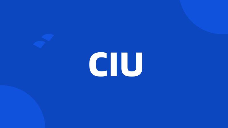 CIU