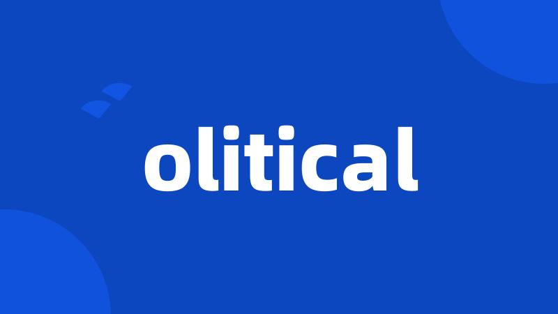 olitical