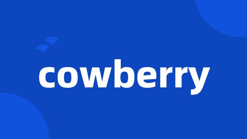 cowberry