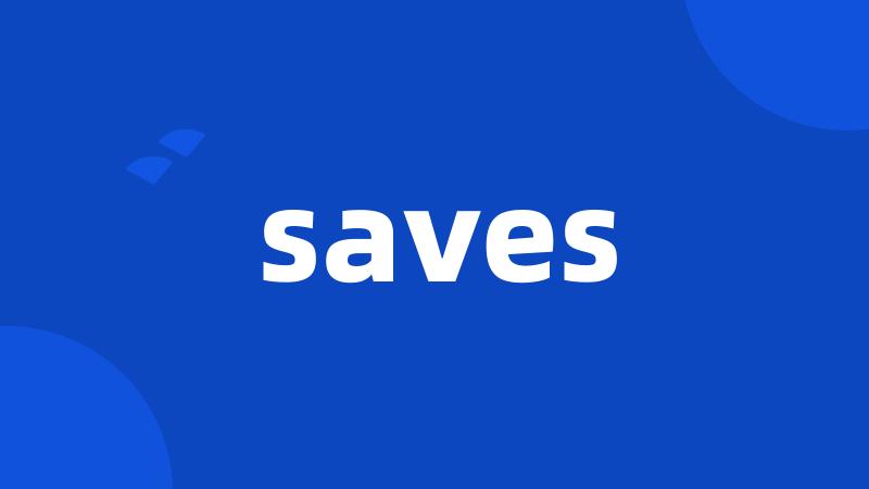 saves