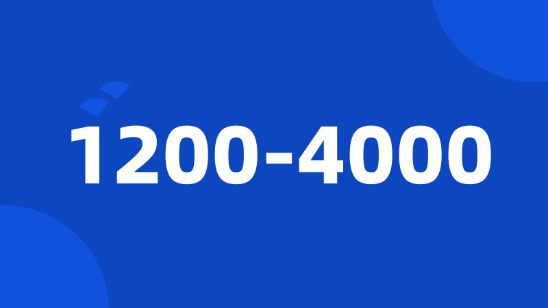 1200-4000