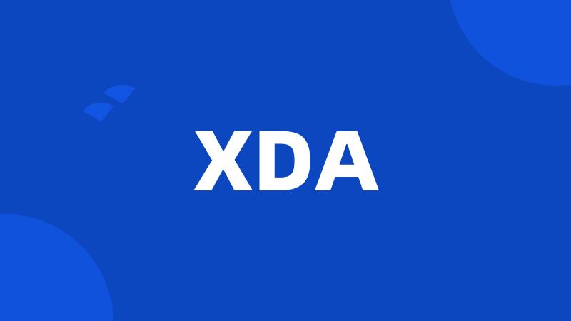 XDA