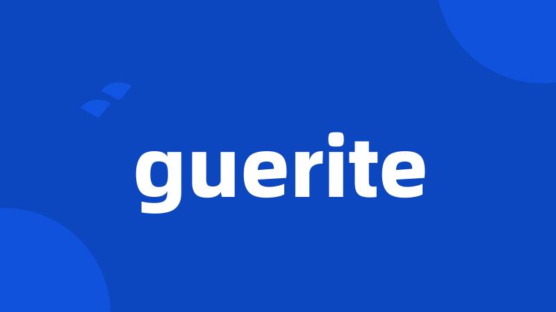 guerite