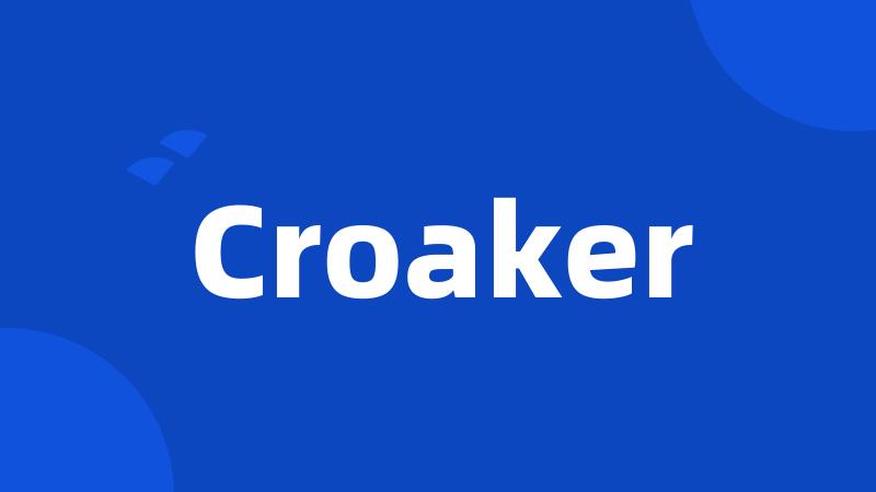 Croaker