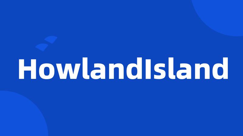 HowlandIsland