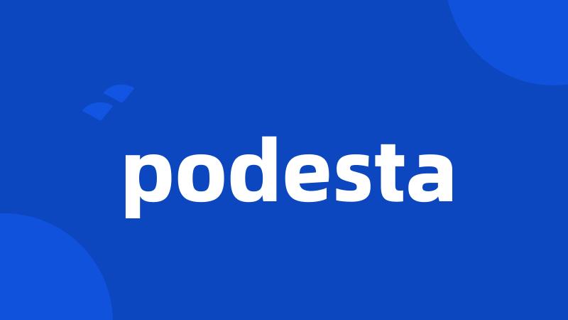 podesta