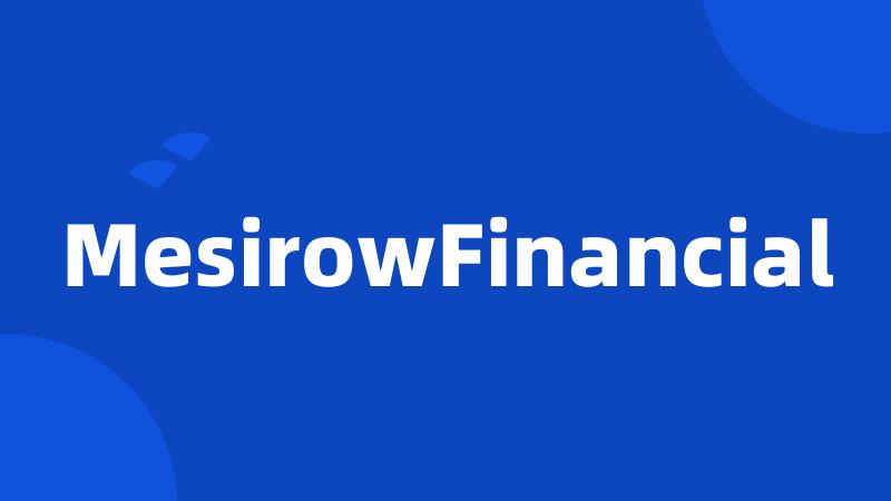 MesirowFinancial