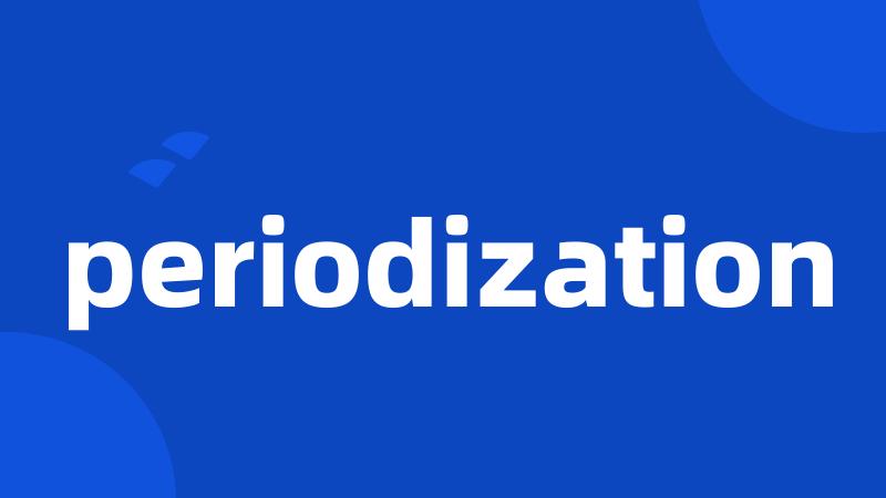 periodization