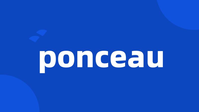 ponceau