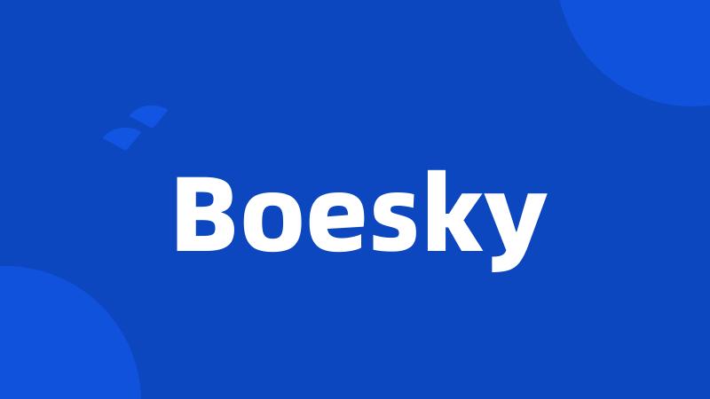 Boesky