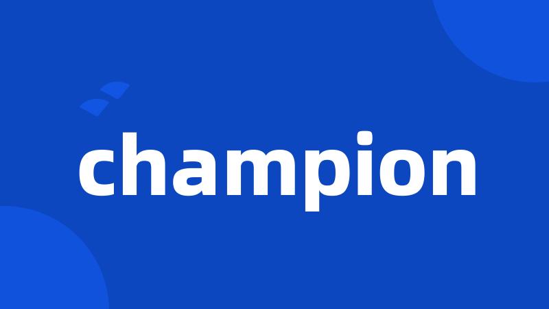 champion