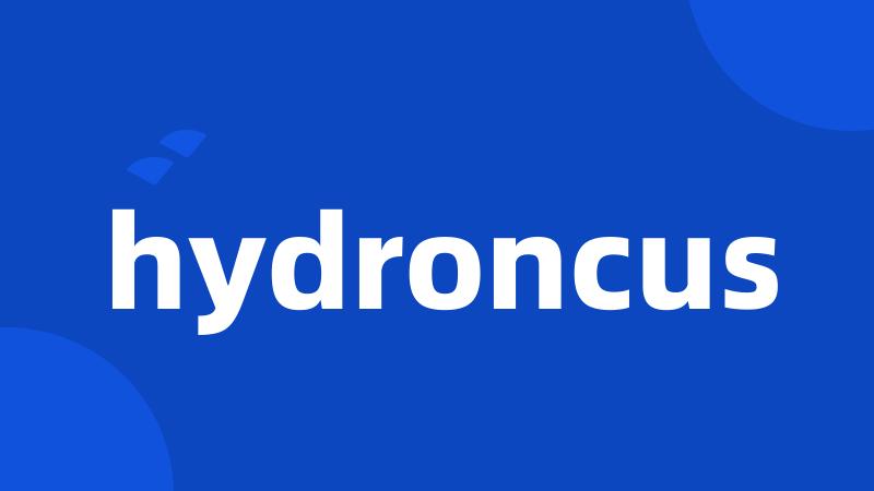 hydroncus