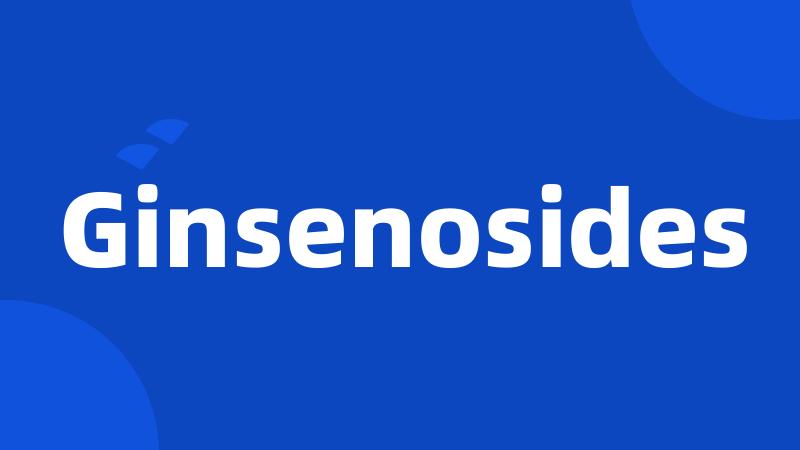 Ginsenosides