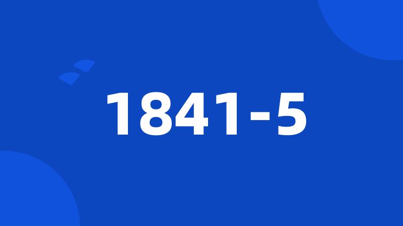 1841-5