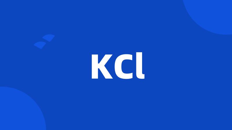 KCl