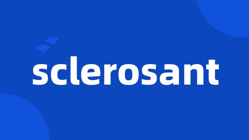 sclerosant