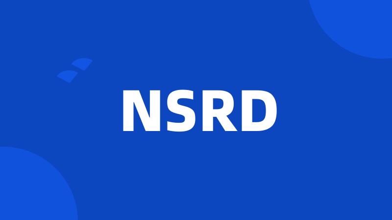 NSRD