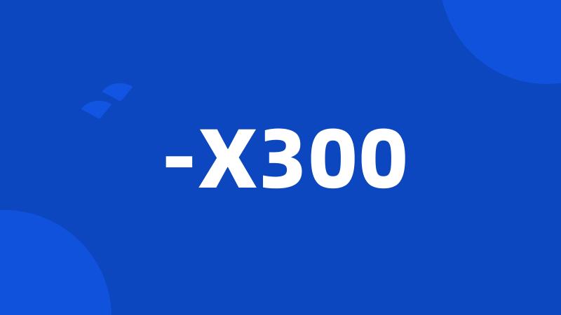 -X300