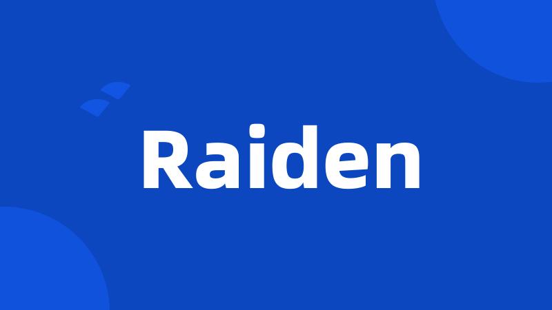 Raiden