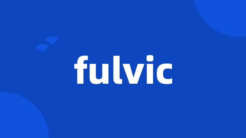 fulvic