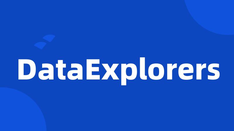 DataExplorers