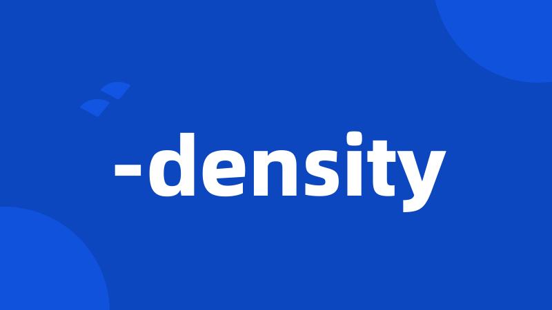 -density