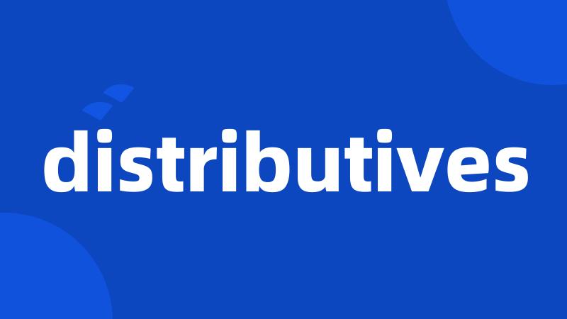 distributives