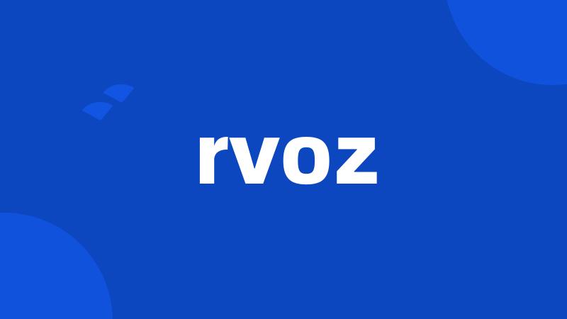 rvoz