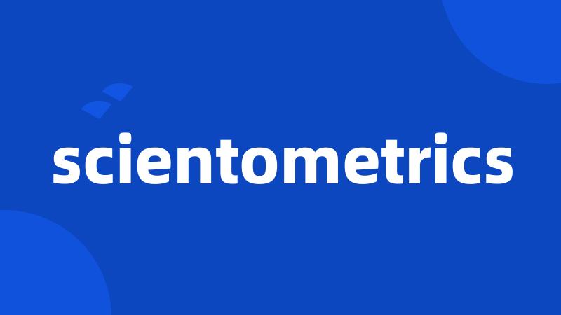 scientometrics