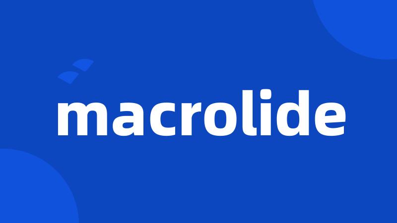 macrolide