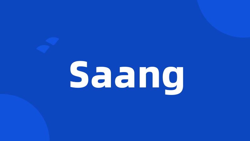 Saang