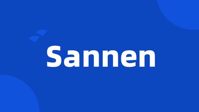 Sannen