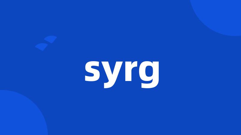 syrg