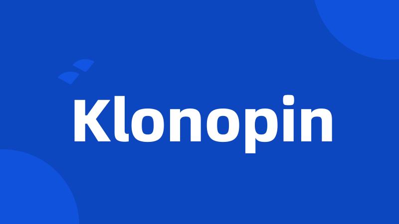 Klonopin