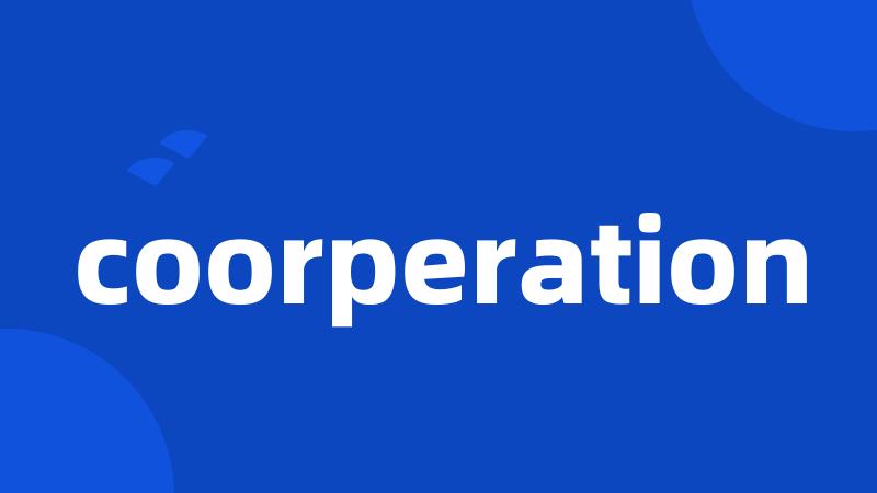 coorperation