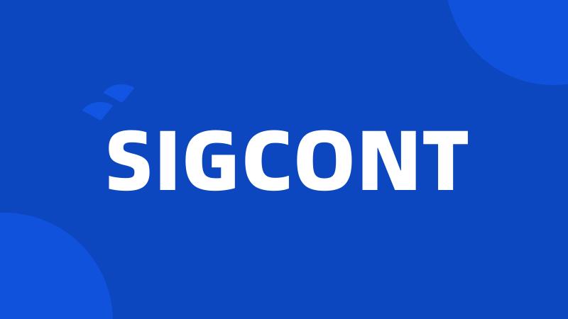 SIGCONT