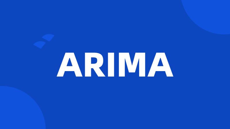 ARIMA