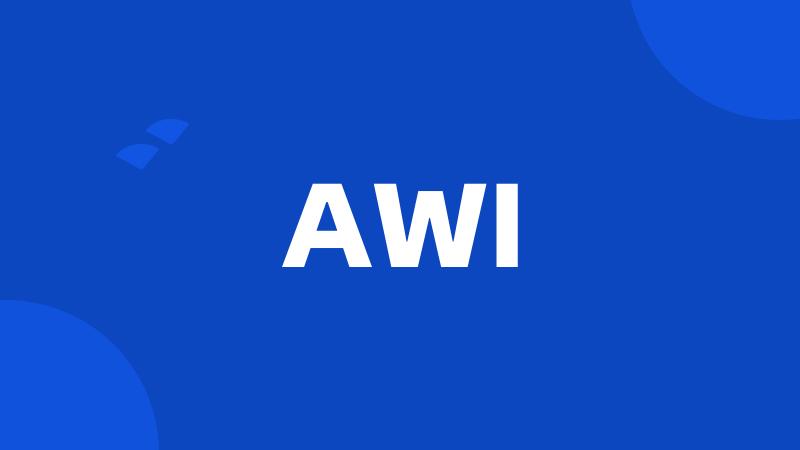 AWI