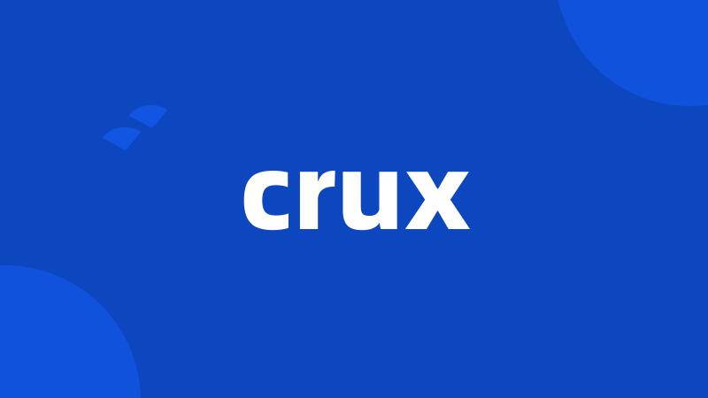 crux