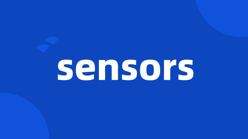 sensors